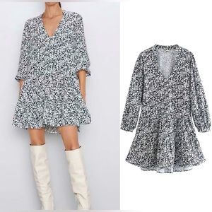 Zara Flowy Mini Dress - US M